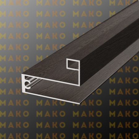 Профиль горизонтальный нижний MS223 Венге табако (A51)